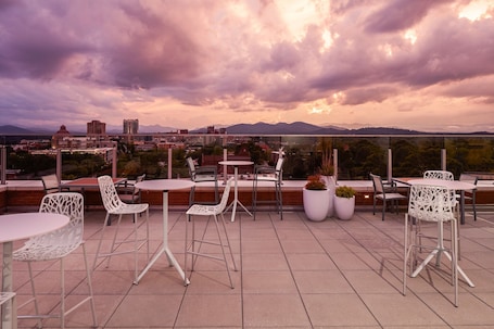 Rooftop terrace. Element Asheville Downtown