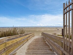 Accommodatie ligt op het strand