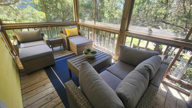 Property grounds - Contentment: Spacious home, den, screened porch, marsh views. (Ocracoke)