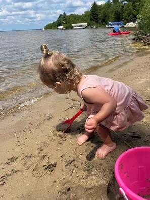 Beach nearby, beach towels