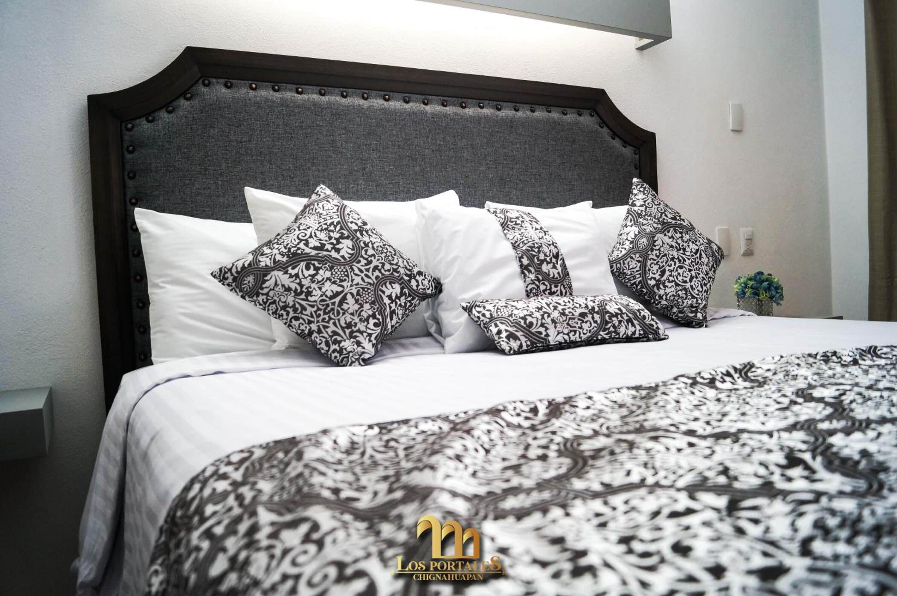 premium bedding, down duvets, pillow-top beds, individually furnished