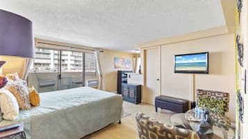 1 makuuhuone, silitysrauta/-lauta, ilmainen Wi-Fi, vuodevaatteet