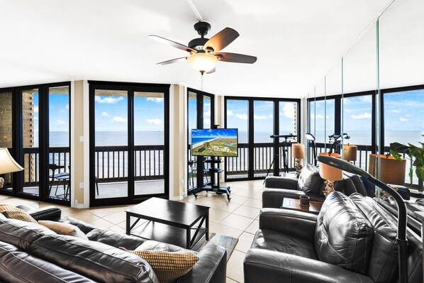 Televisión y reproductor de DVD 