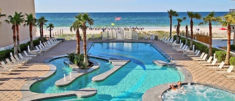 Lejlighed - flere senge (Crystal Tower 1608) | Pool | Indendørs pool, udendørs pool