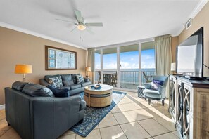 Condo, Multiple Beds (San Carlos 701) | Living area | TV