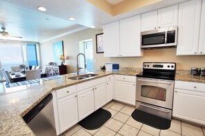 Condo, Multiple Beds (San Carlos Penthouse 5) | Private kitchen | Cookware/dishes/utensils