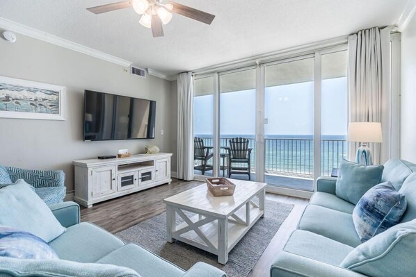 Condo, Multiple Beds (San Carlos 808) | Living area | TV