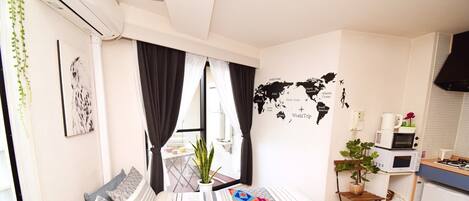 1 chambre, bureau, fer et planche à repasser, Wi-Fi gratuit