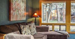 TV, fireplace, offices