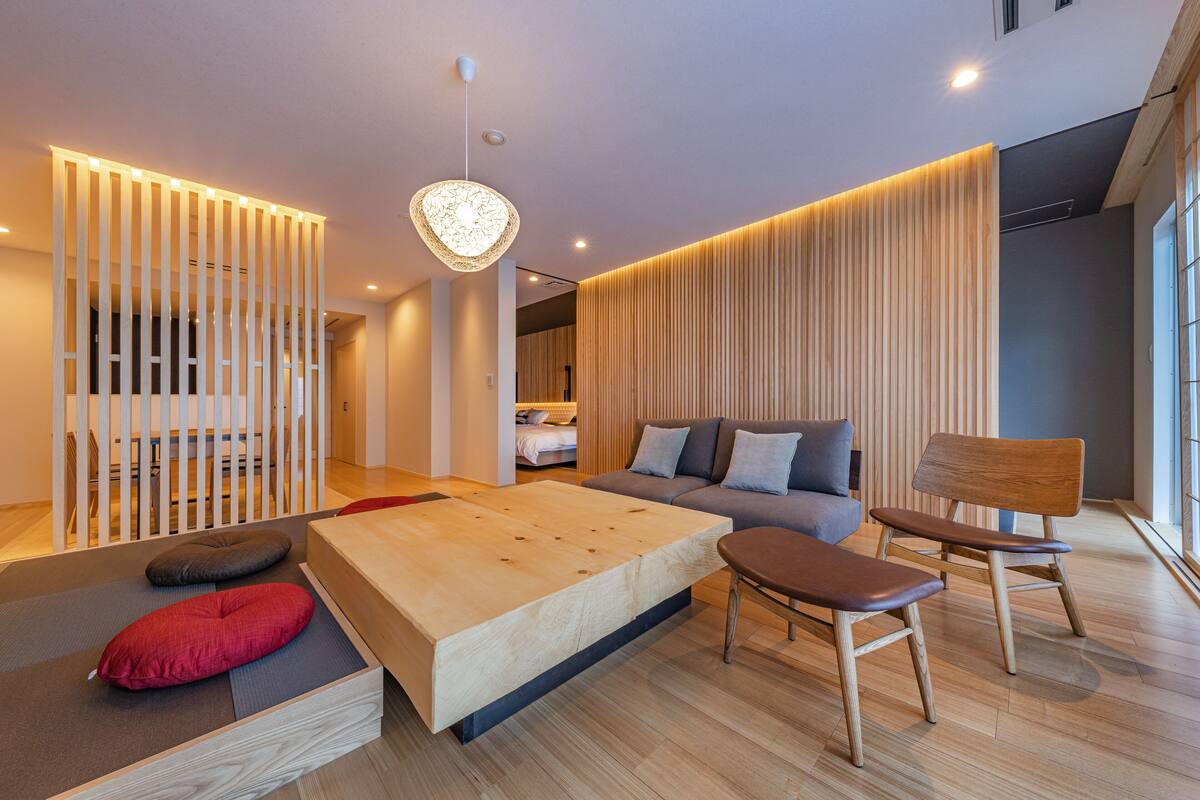 Suite Room with Sauna & Open-Air Bath MON/ocean view | In-room safe, desk, WiFi (free), bed sheets
