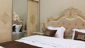 Suite de lujo | 1 dormitorio, sábanas de algodón egipcio, ropa de cama de alta calidad