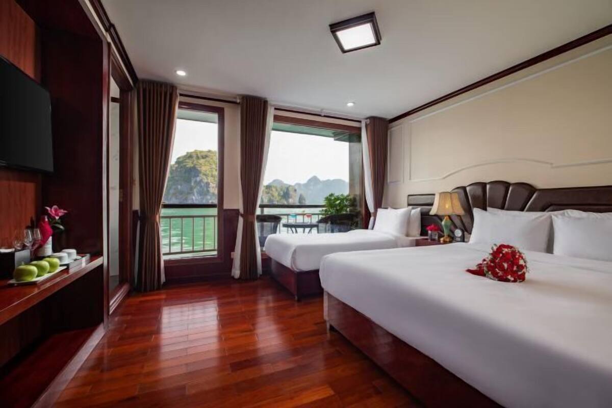 Premium bedding, down comforters, memory foam beds, minibar