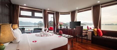 1 bedroom, premium bedding, down duvets, memory-foam beds