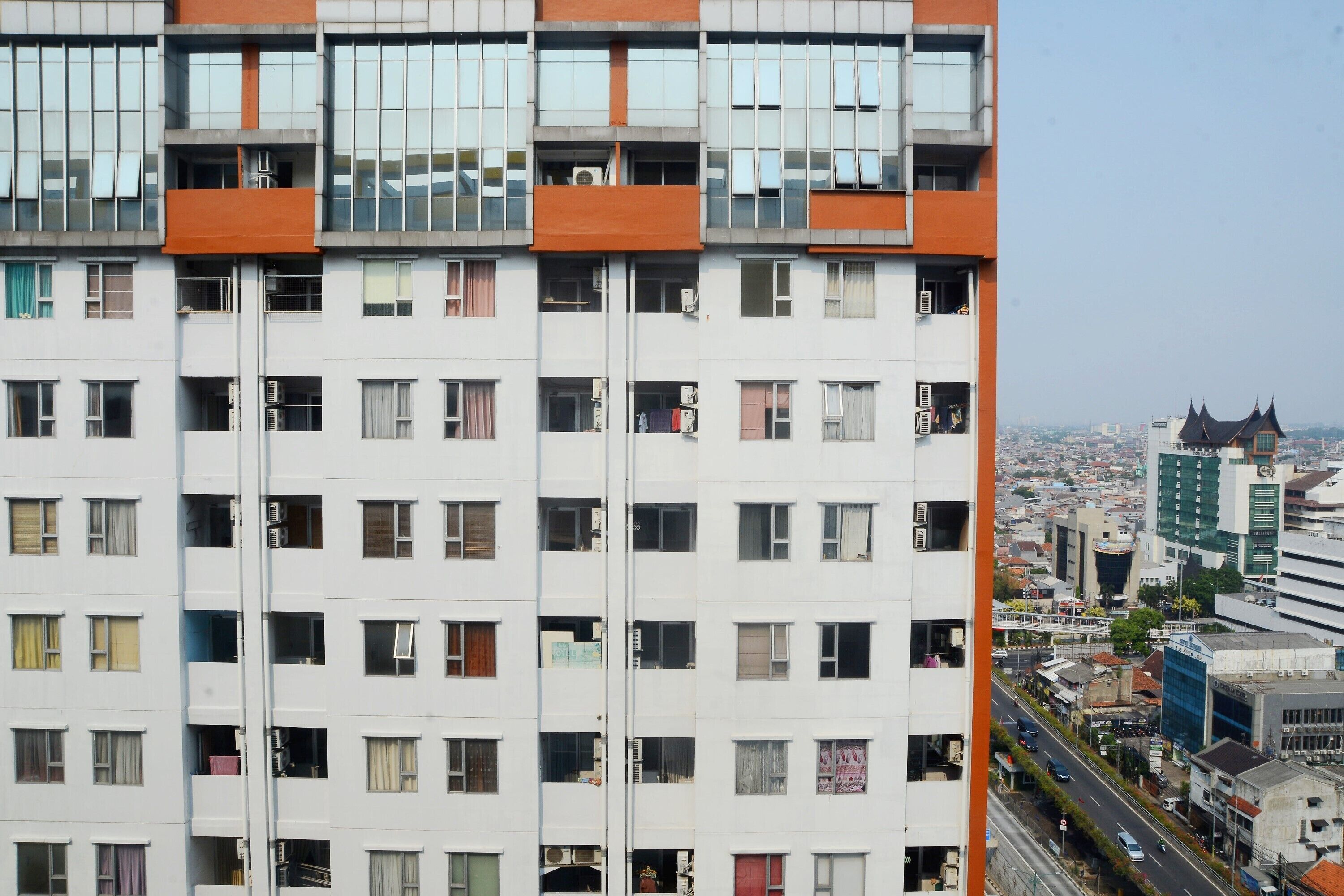 تفاصيل الفندق من الخارج