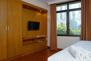 2 kamar tidur, Wi-Fi gratis, dan seprai linen