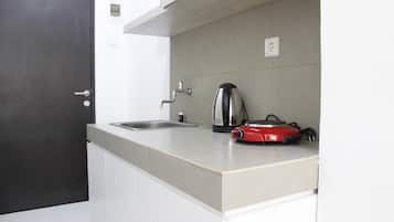 Phòng | Bếp riêng | Tủ lạnh, bếp nấu, dụng cụ nấu nướng/bát dĩa/dao nĩa