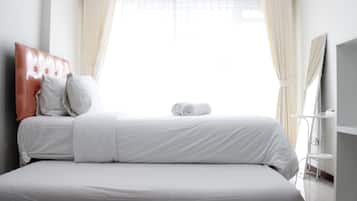 Rum | Skrivbord, gratis wi-fi och sängkläder