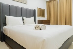 2 bedrooms, free WiFi, bed sheets - Spacious 2BR Apartment at Supermall Mansion La Riz (Surabaya)