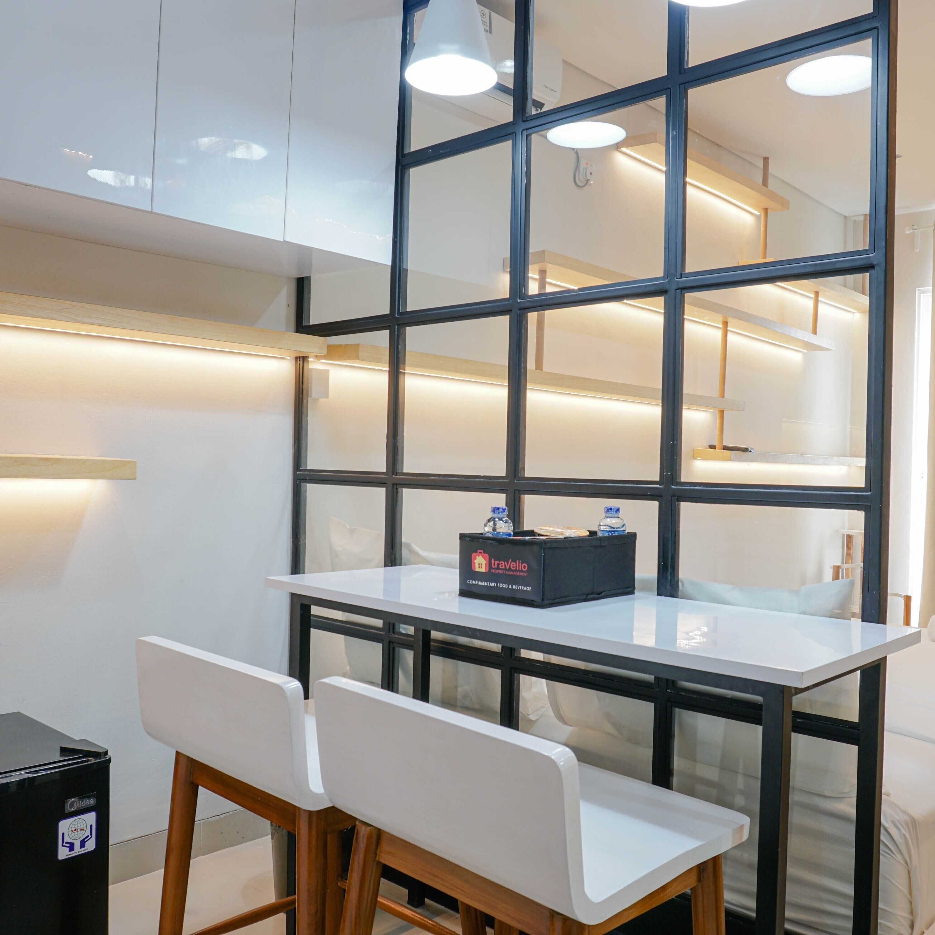Opções para refeição no quarto