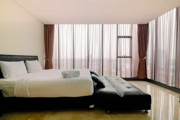 Room | 1 bedroom, free WiFi, bed sheets - Relaxing 1BR Apartment at L'Avenue Pancoran (Jakarta)