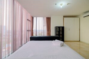 Room | 1 bedroom, free WiFi, bed sheets - Relaxing 1BR Apartment at L'Avenue Pancoran (Jakarta)