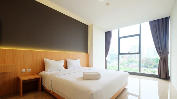 Kamar | 2 kamar tidur, setrika/meja setrika, Wi-Fi gratis, dan seprai linen