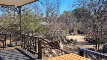 African Jacana Cabin (Bush View) | Terraza o patio
