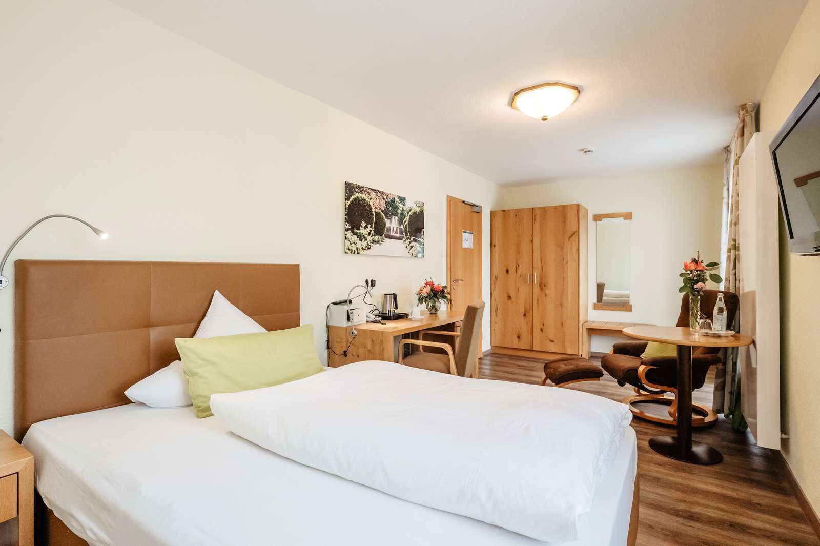 Habitación individual superior, 1 cama Queen size, para no fumadores | Ropa de cama hipoalergénica y edredón 