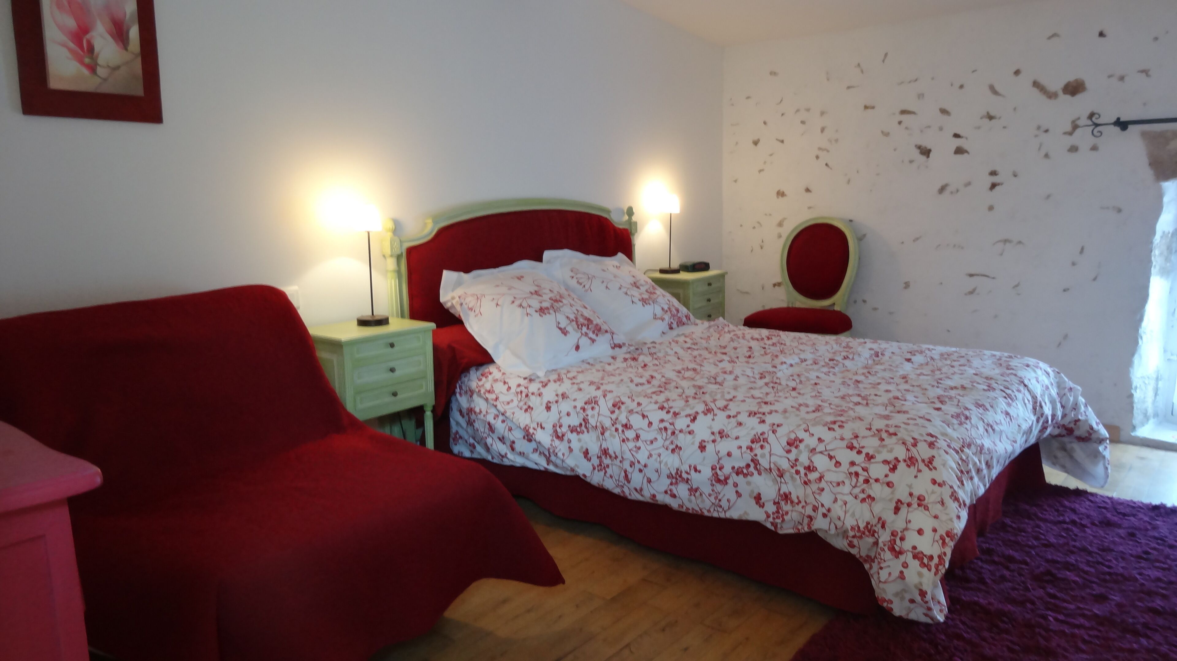 Comfort-dobbeltværelse - ikke-ryger (Marie-Louise) | Premium-sengetøj, individuelt design, individuel indretning, skrivebord