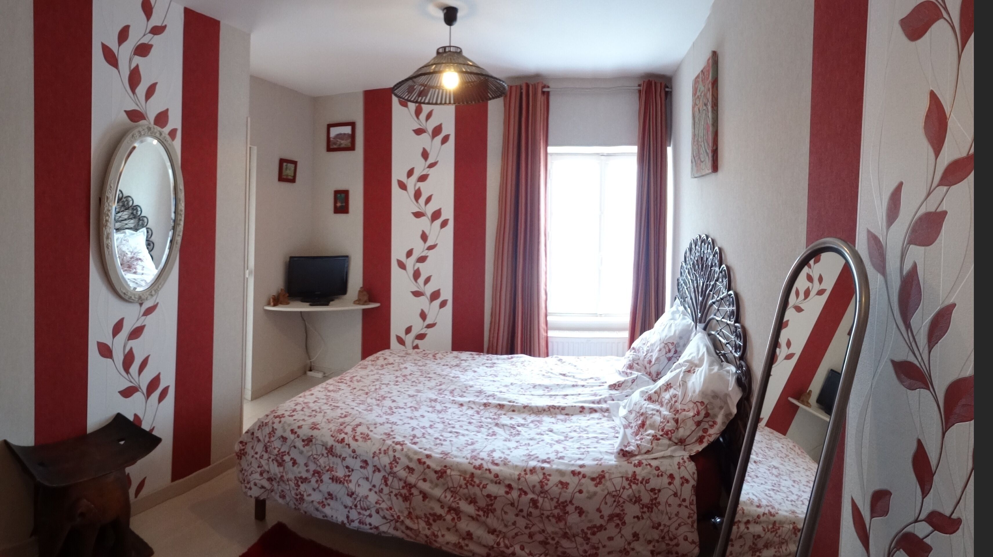 Comfort-dobbeltværelse - ikke-ryger (Goji) | Premium-sengetøj, individuelt design, individuel indretning, skrivebord