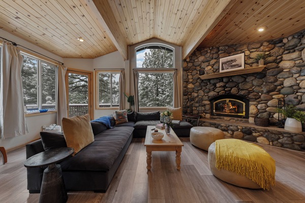 Smart TV, caminetto, tavolo da calcetto, studio