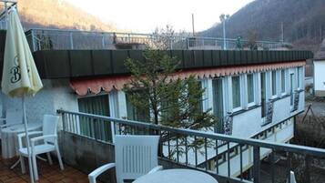 Classic-Einzelzimmer | Blick vom Balkon