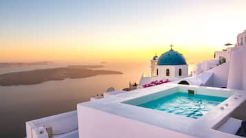 Suite de luna de miel (Outdoor Hot Tub - Caldera View) | Vista al agua