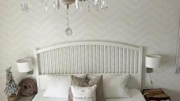Individually decorated, individually furnished, desk, blackout drapes