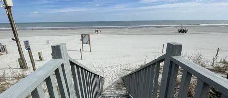Accommodatie ligt op het strand