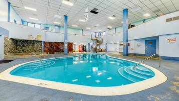 Indoor pool, a heated pool
