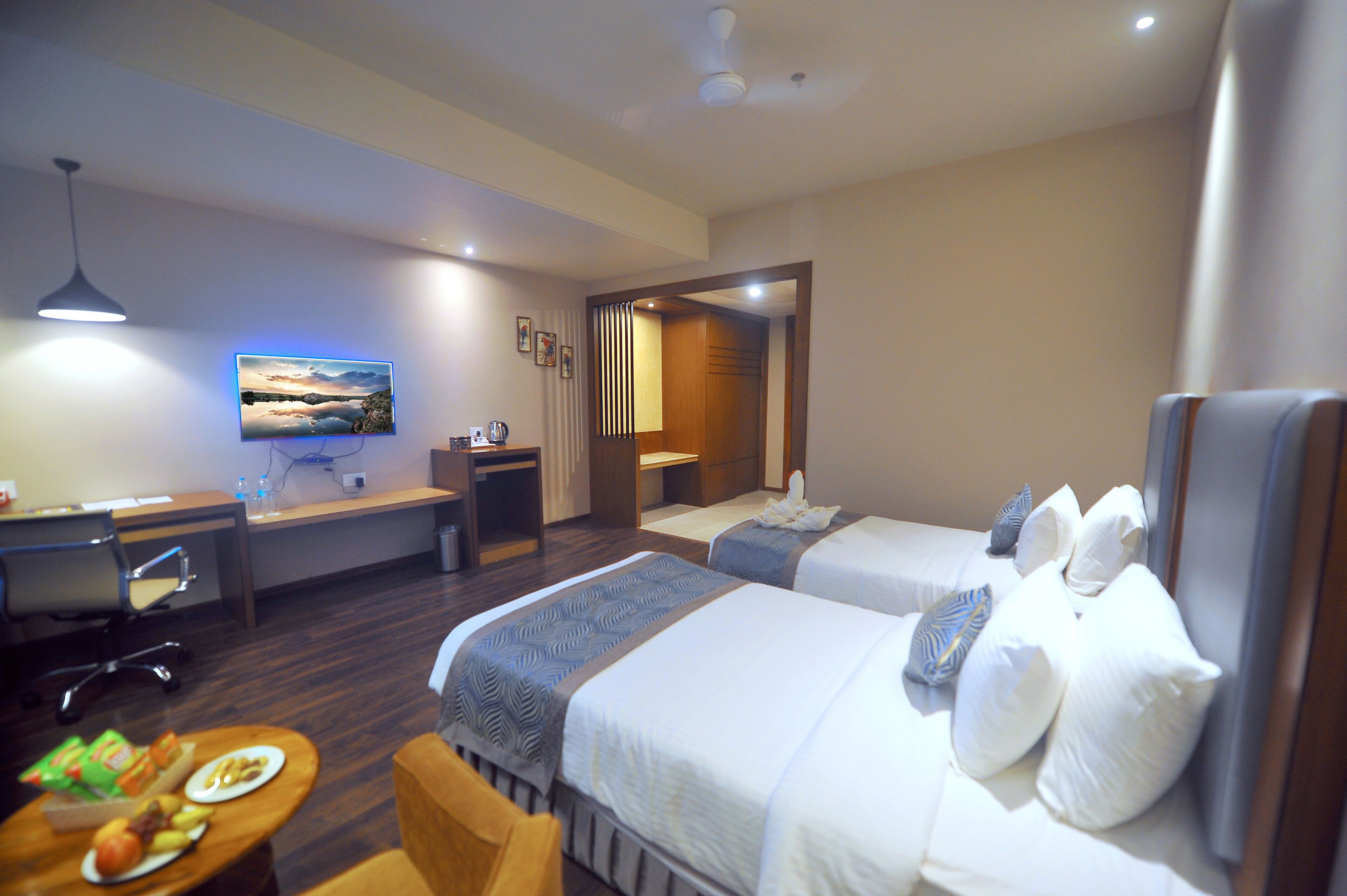 In-room safe, desk, iron/ironing board, free WiFi