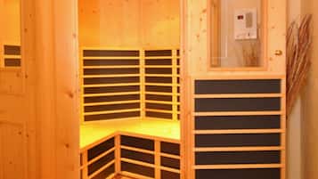 Sauna, Whirlpool, Körperpeelings, Gesichtsbehandlungen