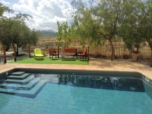 Seasonal outdoor pool - CASA RURAL EL ESCORIAL (Ricote)