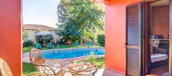 Peaceful two storey villa with traditional aesthetics