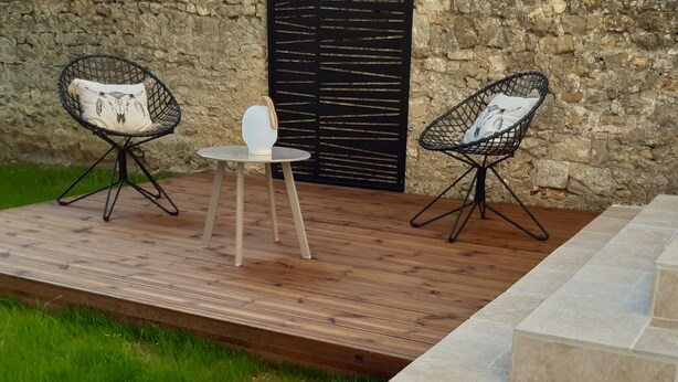 Terrace/patio - La Clé du Puy (Cabariot)