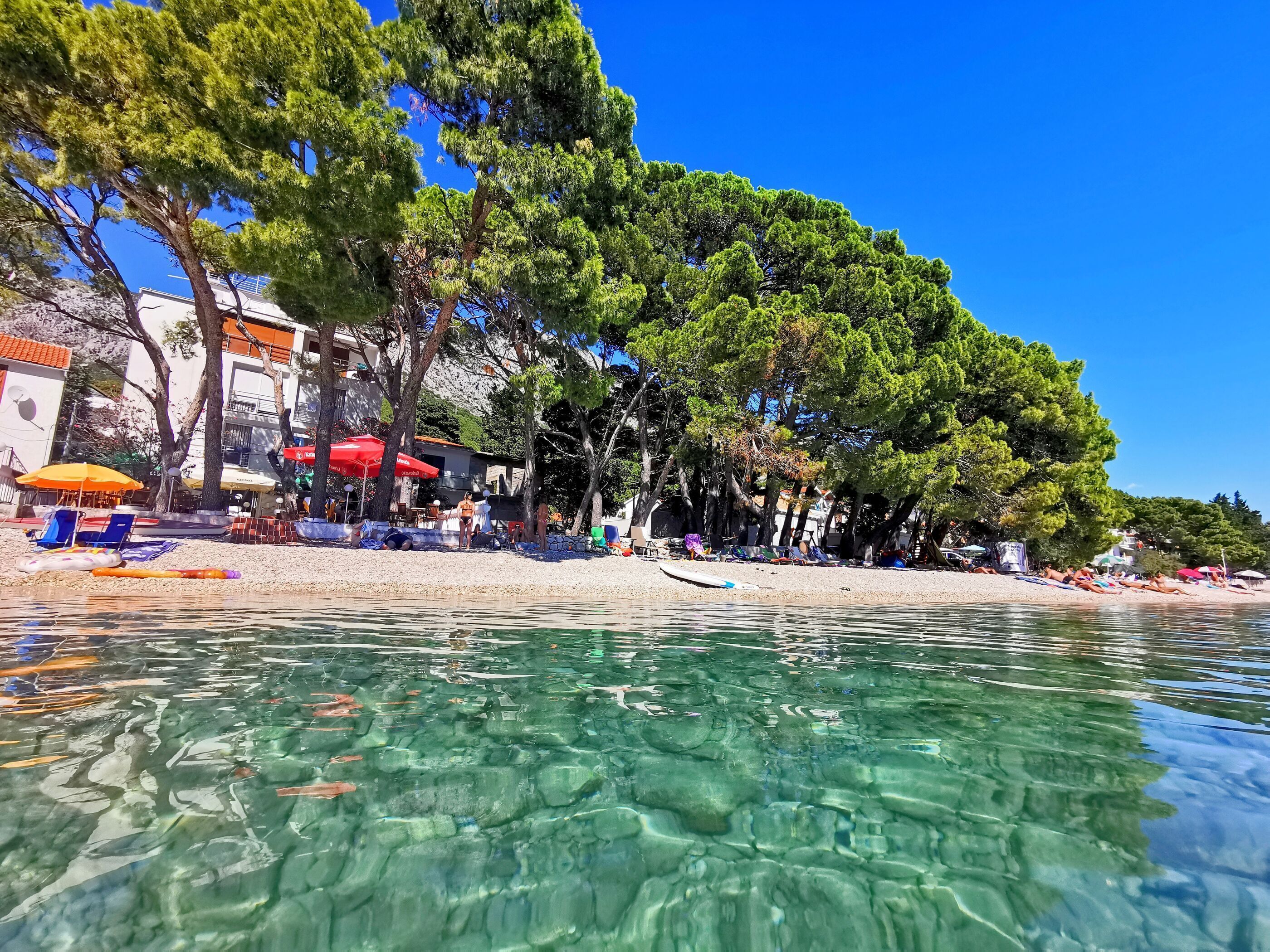 Privat strand i närheten