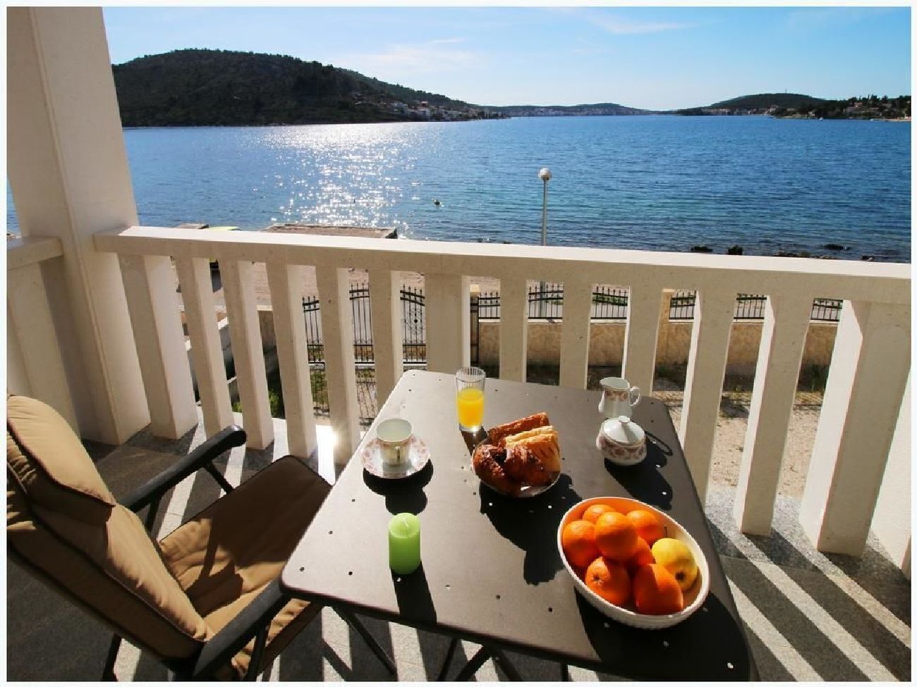 Blick auf das Wasser