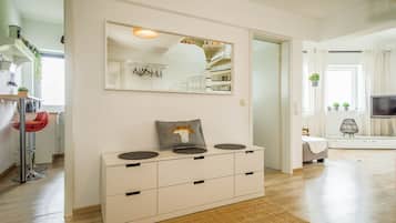 1 Schlafzimmer, Bügeleisen/Bügelbrett, kostenloses WLAN, Bettwäsche