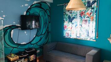 Coin salon dans le hall