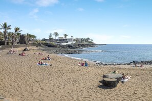 On the beach