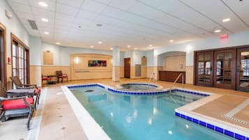 Indoor pool, a heated pool