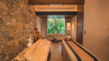 Salas de tratamiento para parejas y baño de vapor