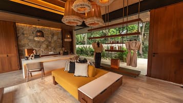 Salas de tratamiento para parejas, baño turco, tratamientos corporales