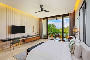 Naj Junior Suite - King | Roupas de cama de algodão egípcio, roupas de cama premium, frigobar